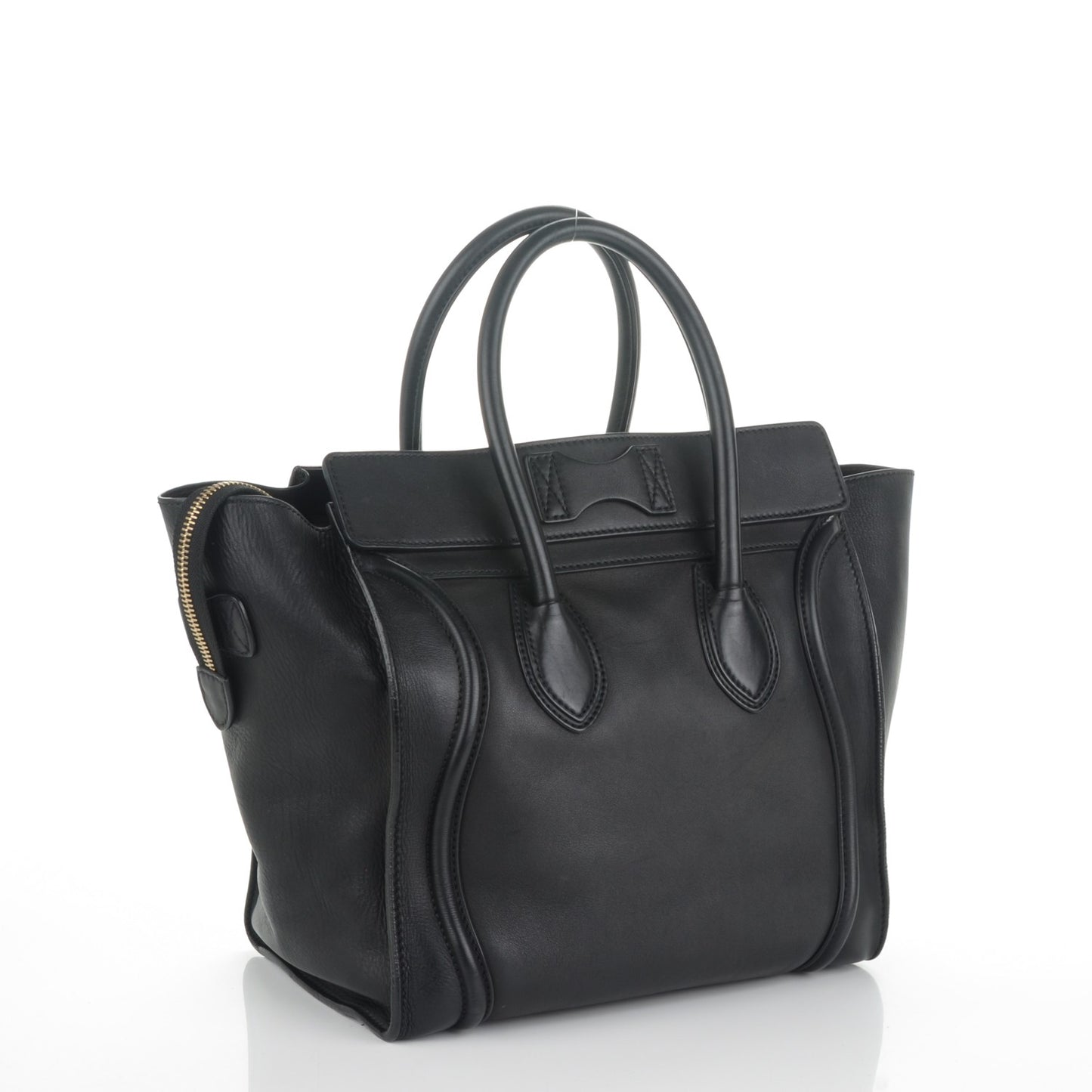 Smooth Calfskin Mini Luggage Black
