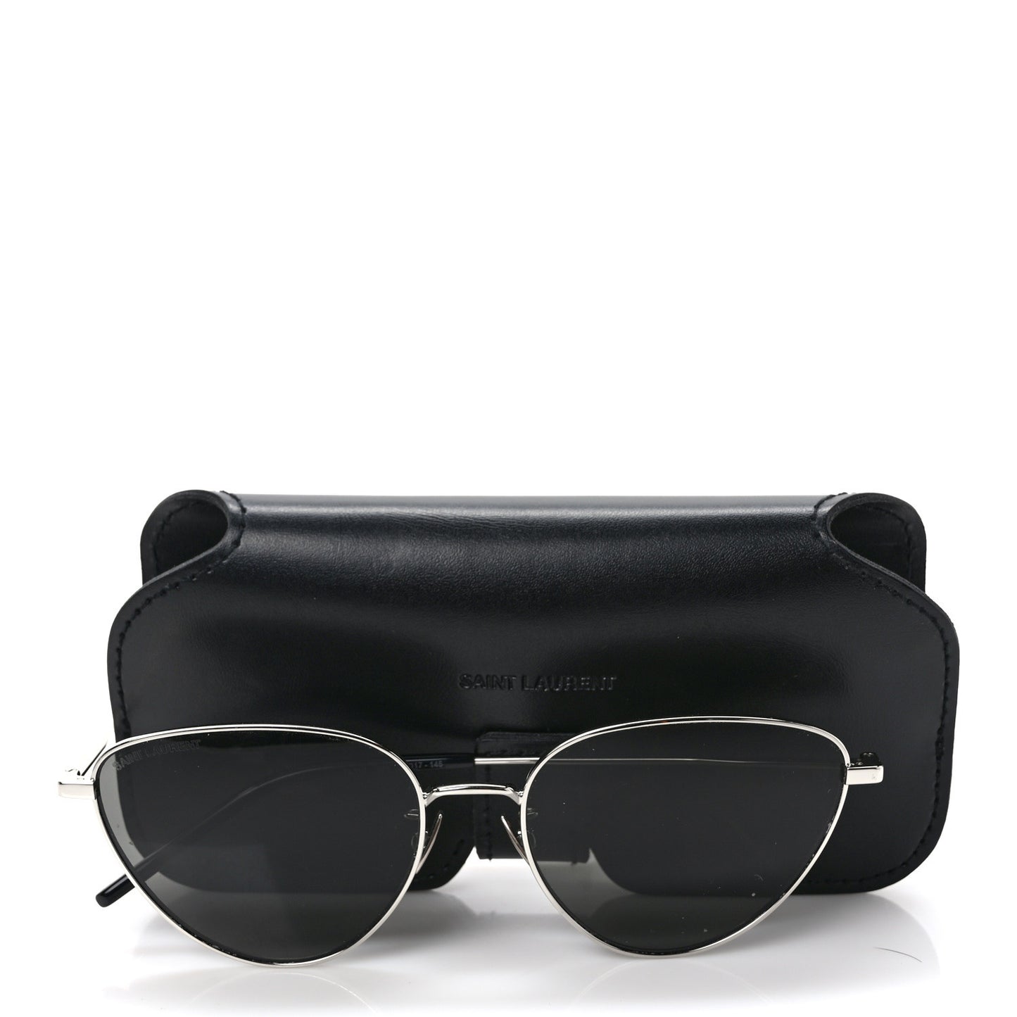 Metal Cat Eye Sunglasses SL 310 Black