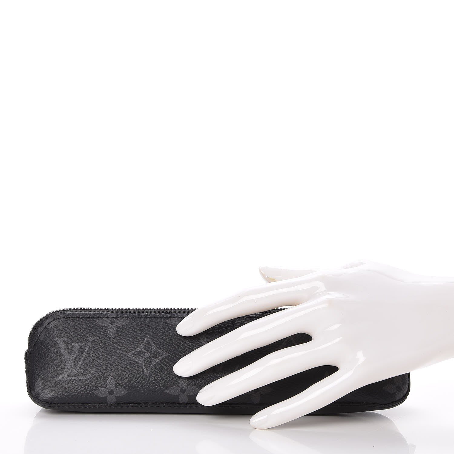Louis Vuitton Monogram Eclipse Elizabeth Pencil Pouch Black 2 of 7