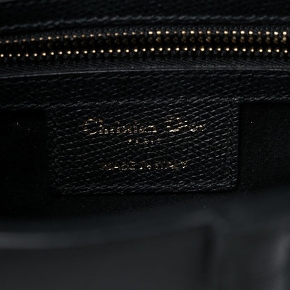 Christian Dior Grained Calfskin Saddle Bag Black 6 of 15