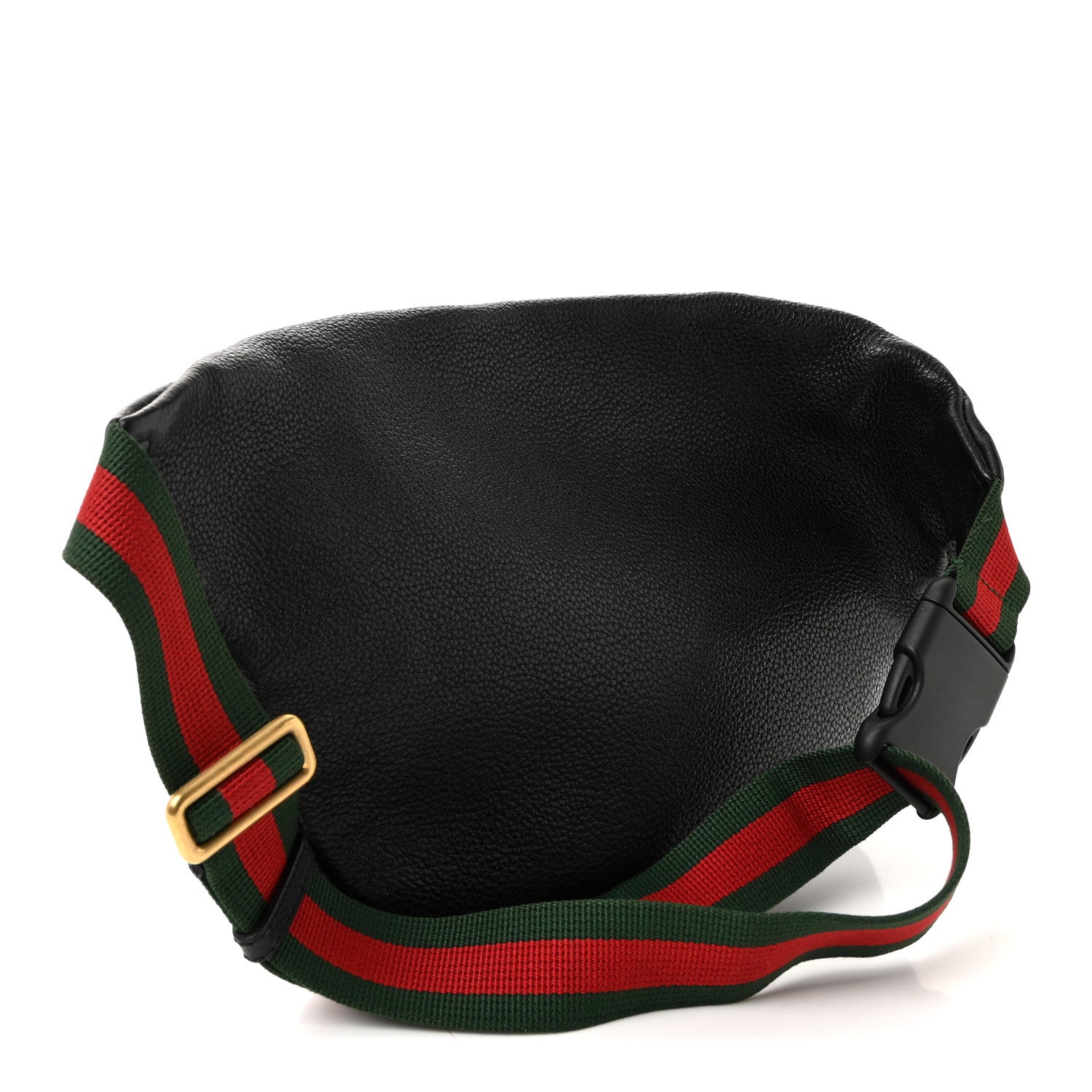 Gucci Grained Calfskin Logo Belt Bag Black 3 of 9