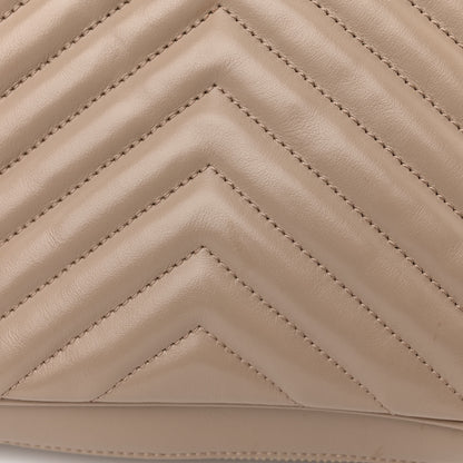 Saint Laurent Calfskin Matelasse Monogram Lou Camera Bag Dark Beige 17 of 17
