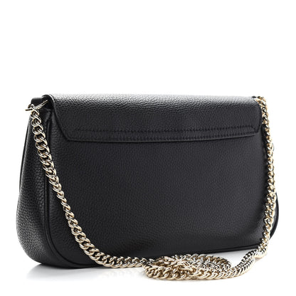 Gucci Pebbled Calfskin Medium Soho Flap Crossbody Black 3 of 11