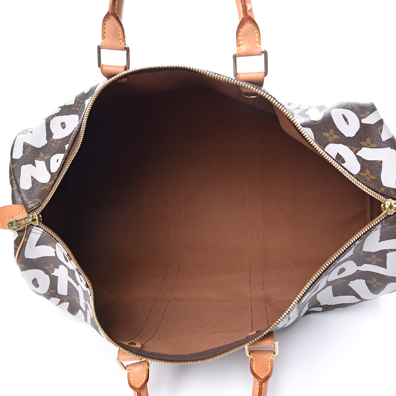 Louis Vuitton Graffiti Keepall 50 Silver 5 of 16