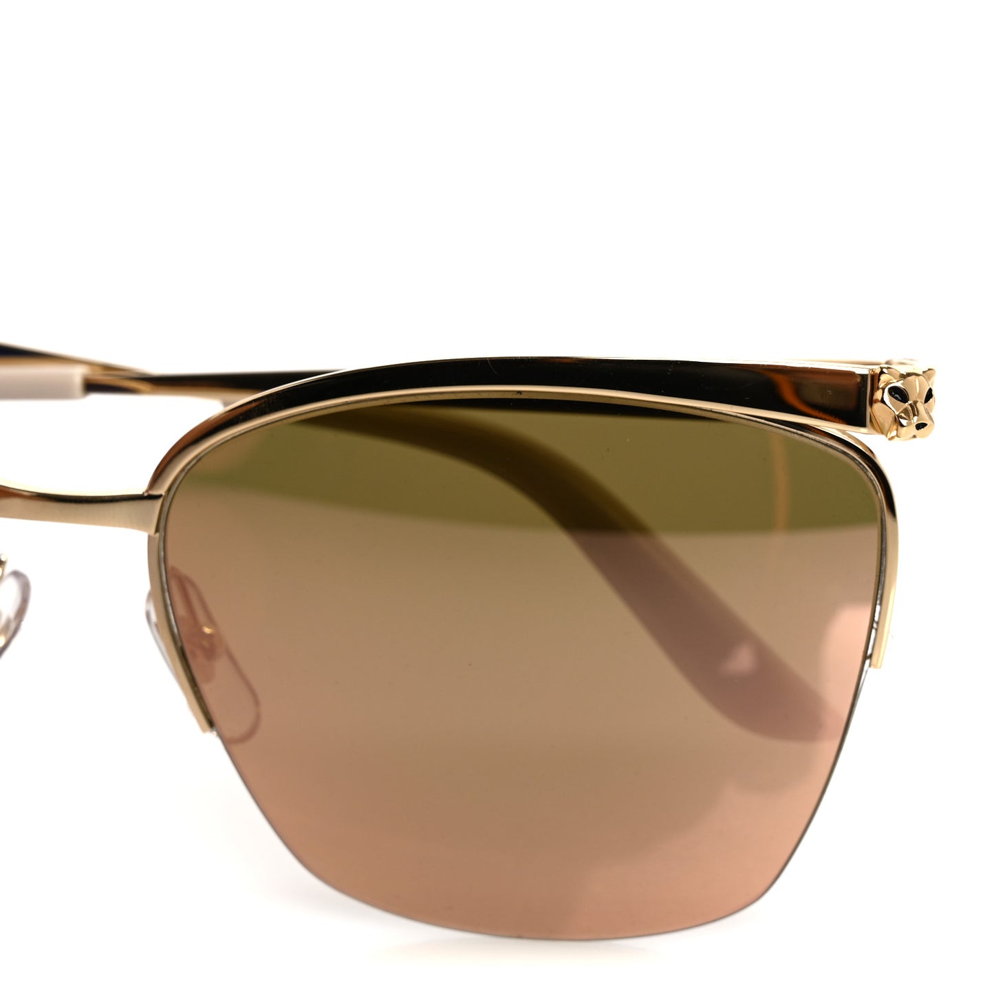 Panthere de Cartier Sunglasses CT0124S Gold