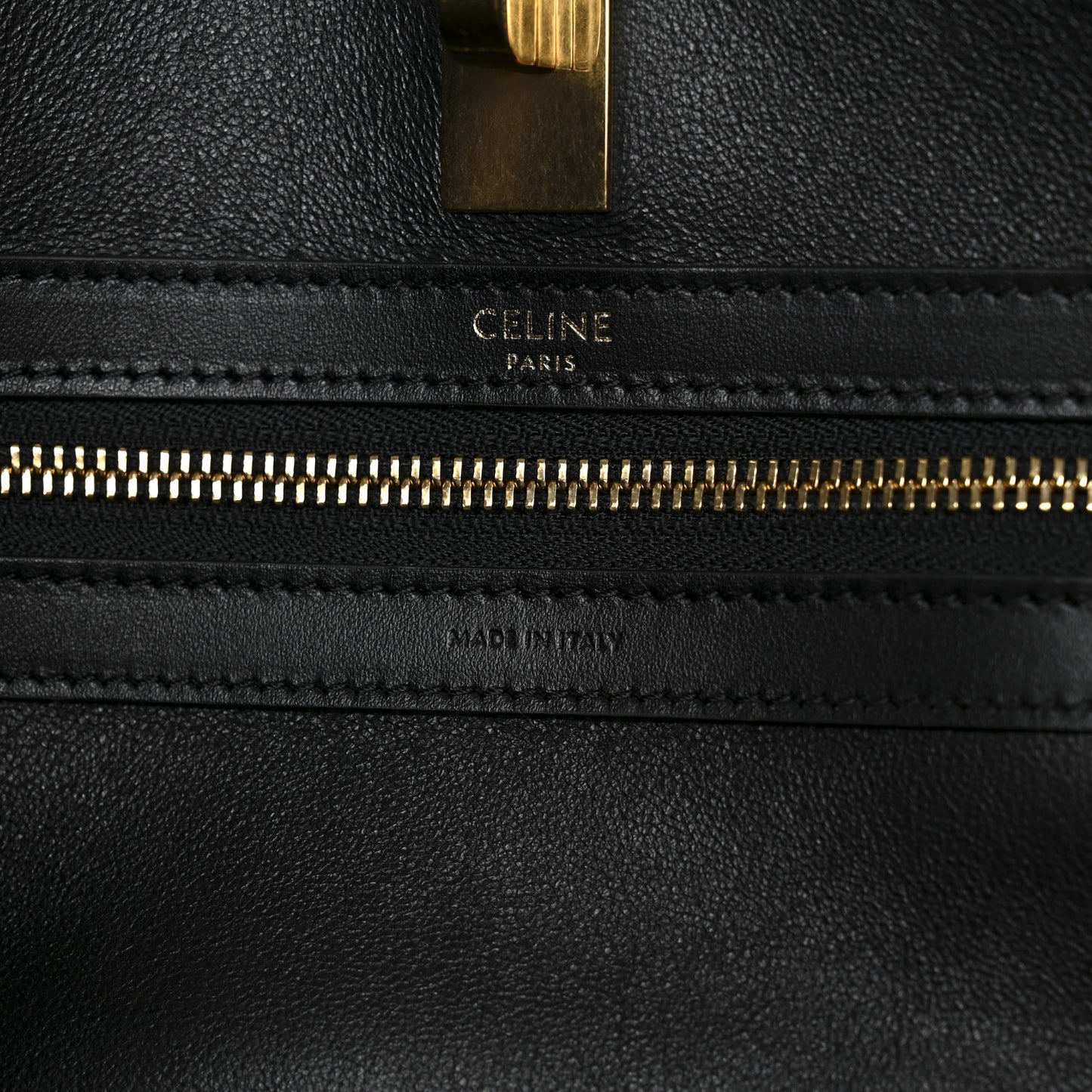 Smooth Calfskin Cabas 16 Bag Black