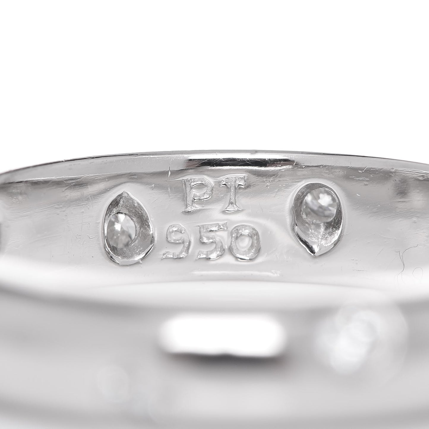 Platinum Diamond 4mm Etoile Band Ring 54 6.75