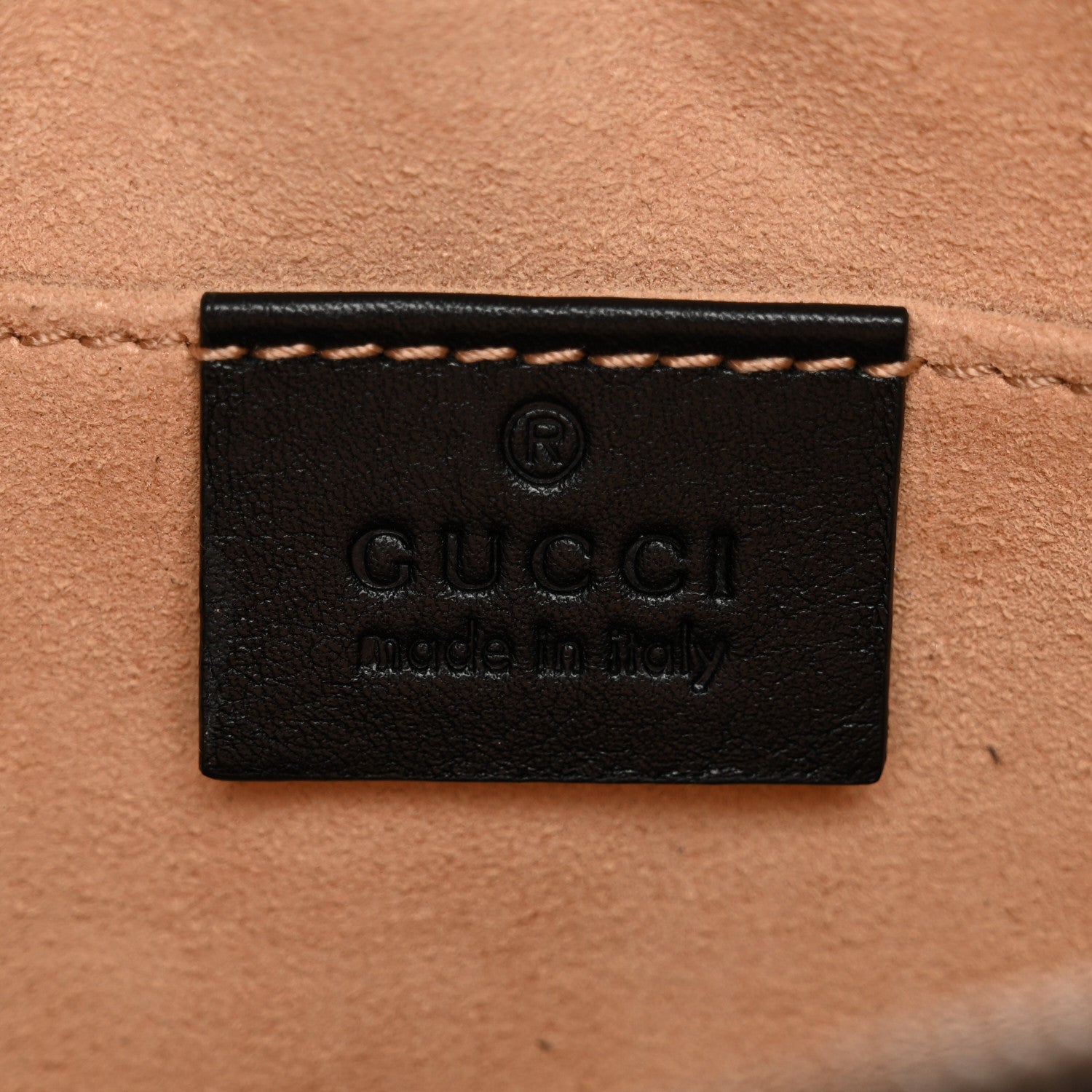 Gucci Calfskin Matelasse GG Marmont Belt Bag 95 38 Black 6 of 10