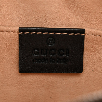Gucci Calfskin Matelasse GG Marmont Belt Bag 95 38 Black 6 of 10