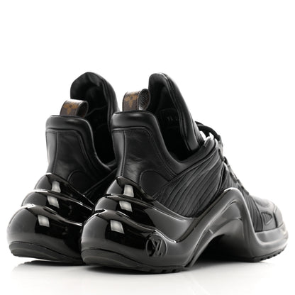 Louis Vuitton Calfskin LV Archlight Sneakers 37.5 Black 5 of 9