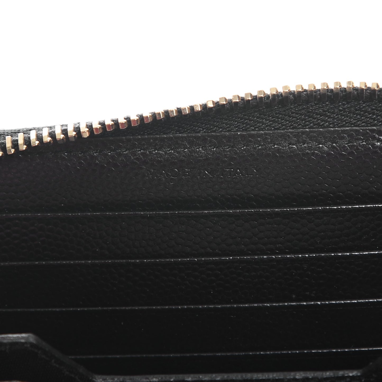 Grain De Poudre Matelasse Chevron Monogram Phone Wallet Black