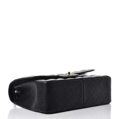 Chanel Caviar Quilted Jumbo Double Flap Black 5 of 11