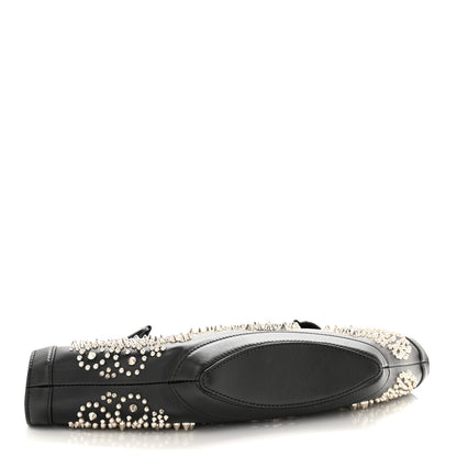 Alexander McQueen Calfskin Studded De Manta Clutch Black 4 of 9