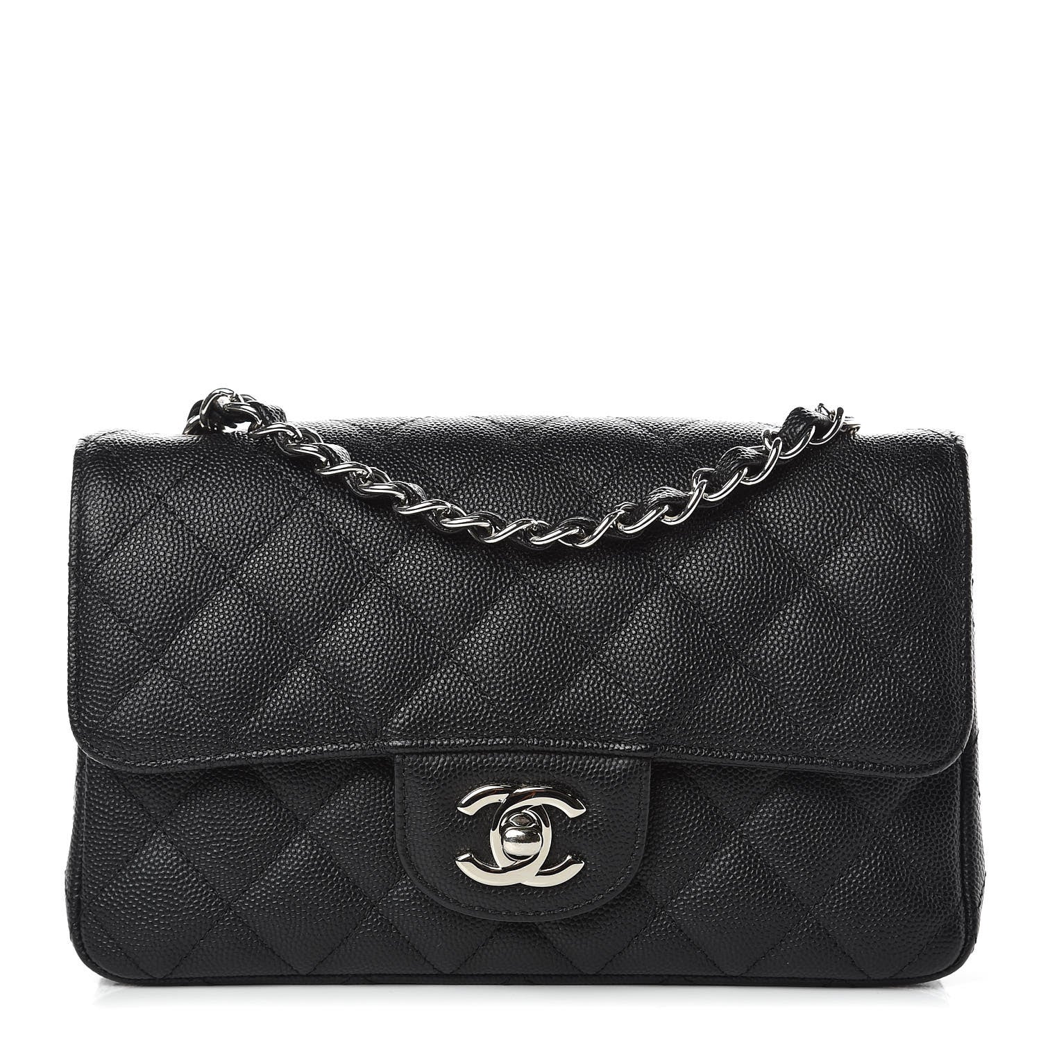 Chanel Caviar Quilted Mini Rectangular Flap Black 1 of 9