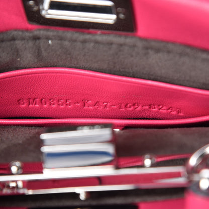 Fendi Shiny Nappa Micro Peekaboo Iconic Satchel Fuxia 8 of 8