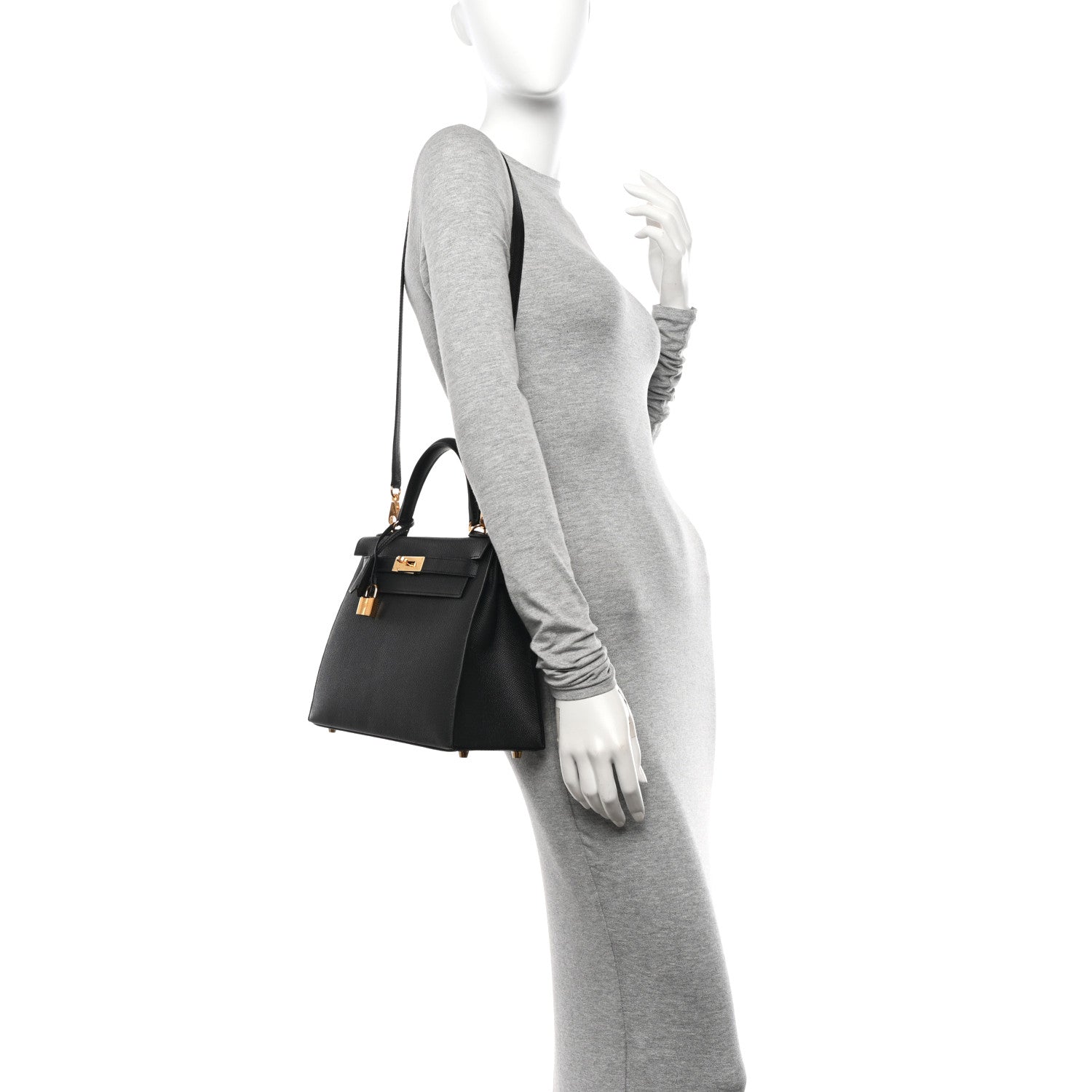 Hermes Epsom Kelly Sellier 28 Black 2 of 11