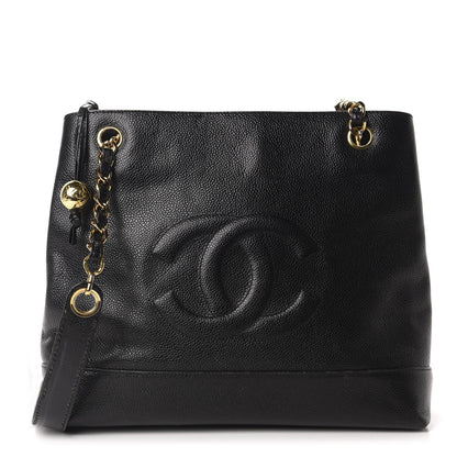 Chanel Caviar CC Shoulder Bag Black 1 of 11