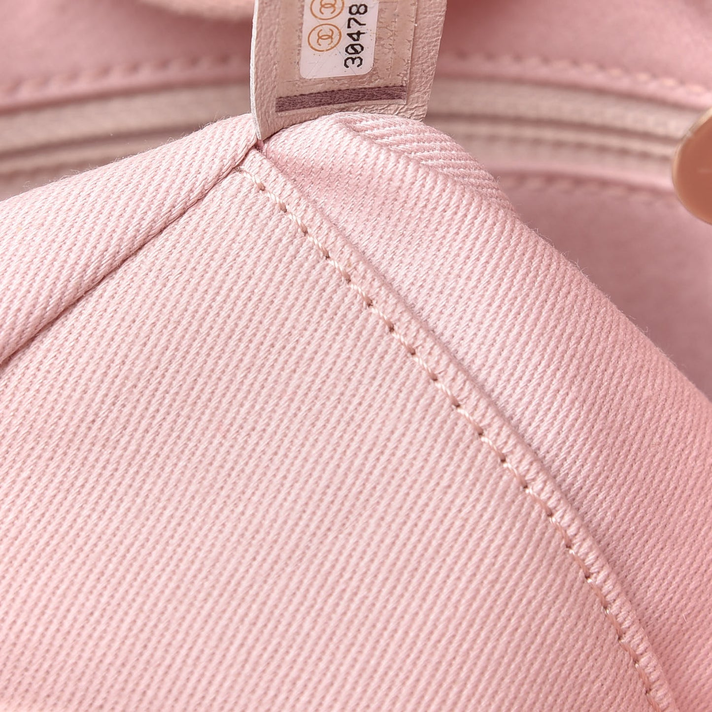 Mixed Fibers Calfskin Mini Deauville Tote Rose Pink
