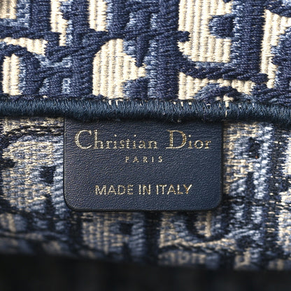 Christian Dior Oblique Large Book Tote Blue Multicolor 6 of 9