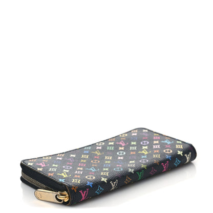 Louis Vuitton Monogram Multicolor Zippy Wallet Black 4 of 8