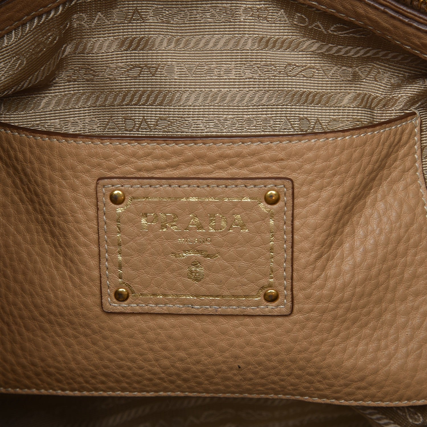 Prada Vitello Daino Tote Sughero 9 of 13