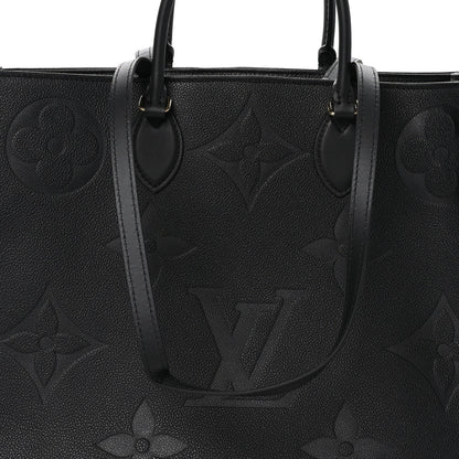 Louis Vuitton Empreinte Monogram Onthego GM Black Black 7 of 10