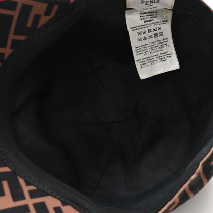 Fendi Canvas FF Reloaded Baseball Hat  Tobacco Red 7 of 8