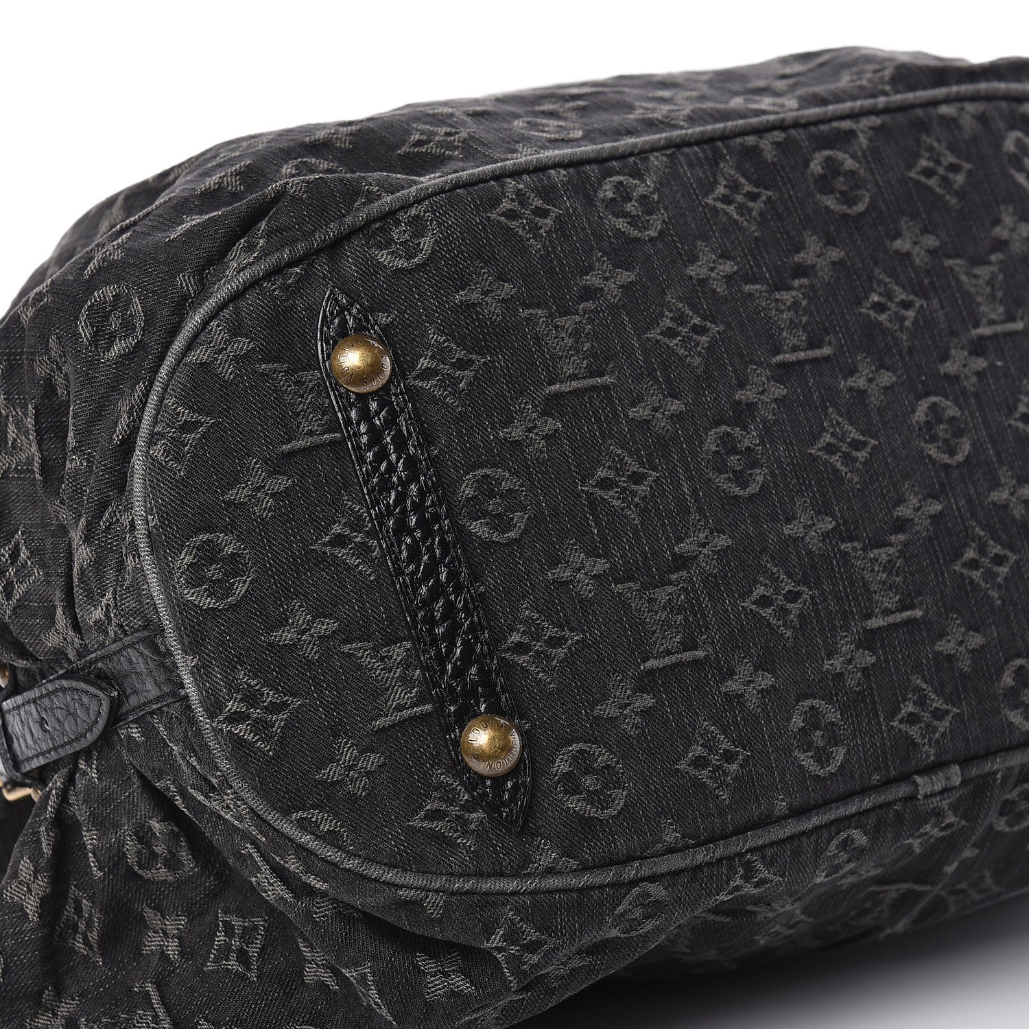 Louis Vuitton Denim Mahina XL Black 9 of 11