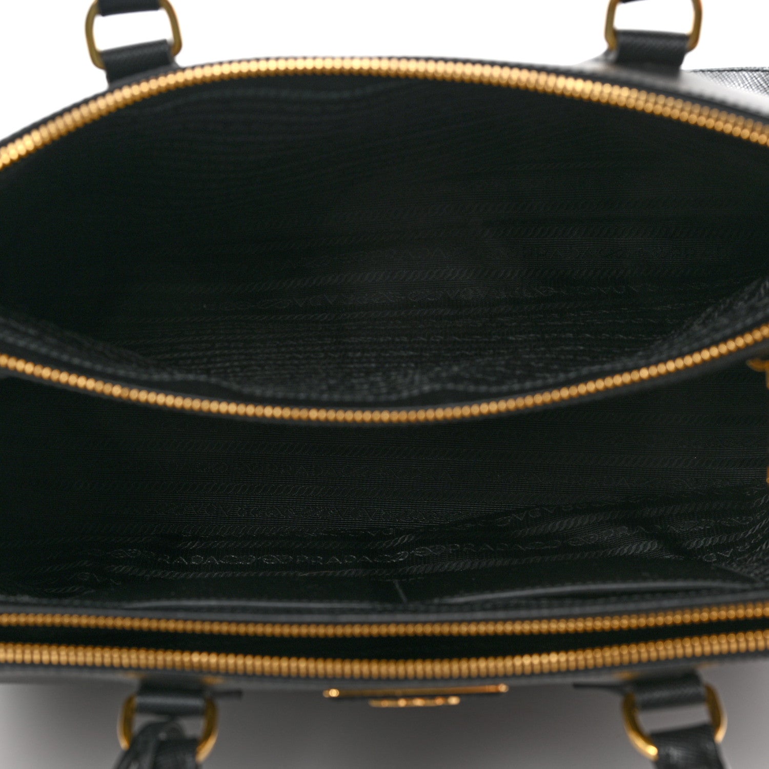 Prada Saffiano Large Galleria Double Zip Tote Black 5 of 8