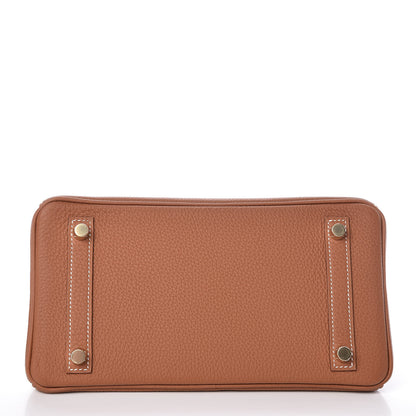 Hermes Togo Birkin 25 Gold 6 of 33
