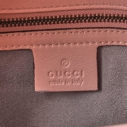 Gucci Calfskin Matelasse Small GG Marmont Shoulder Bag Perfect Pink 6 of 11