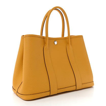 Hermes Vache Country Garden Party 30 TPM Jaune Ambre 3 of 10