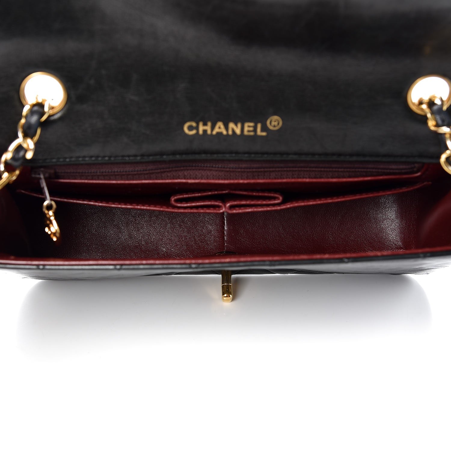 Chanel Lambskin Quilted Small Single Flap Black 5 of 8