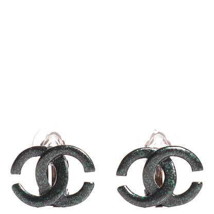 Chanel Ruthenium CC Clip On Earrings 1 of 5