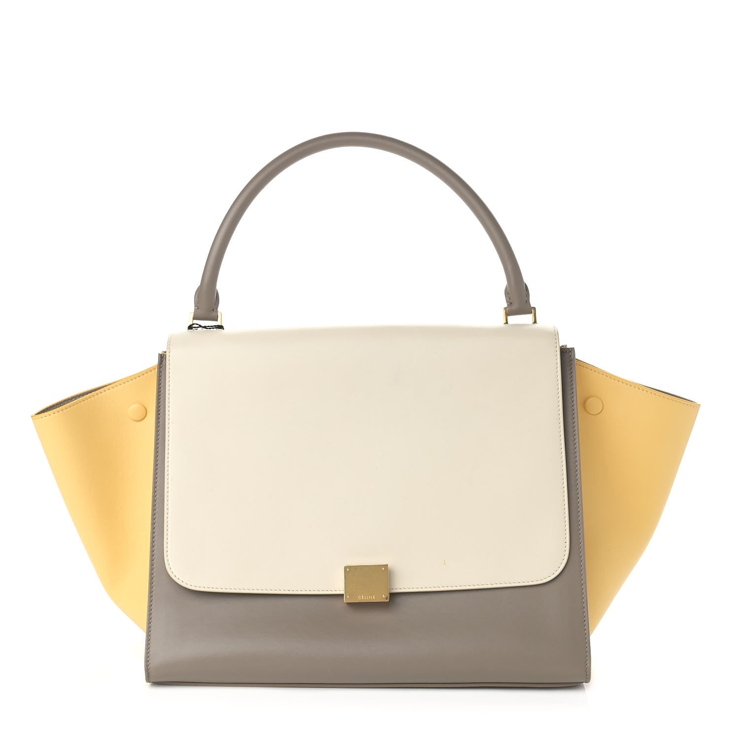 Celine Smooth Calfskin Medium Tri-Color Trapeze Butter 1 of 11