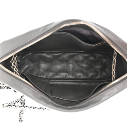 Chanel Aged Calfskin Quilted Medium Reissue Camera Case Grey 5 of 10