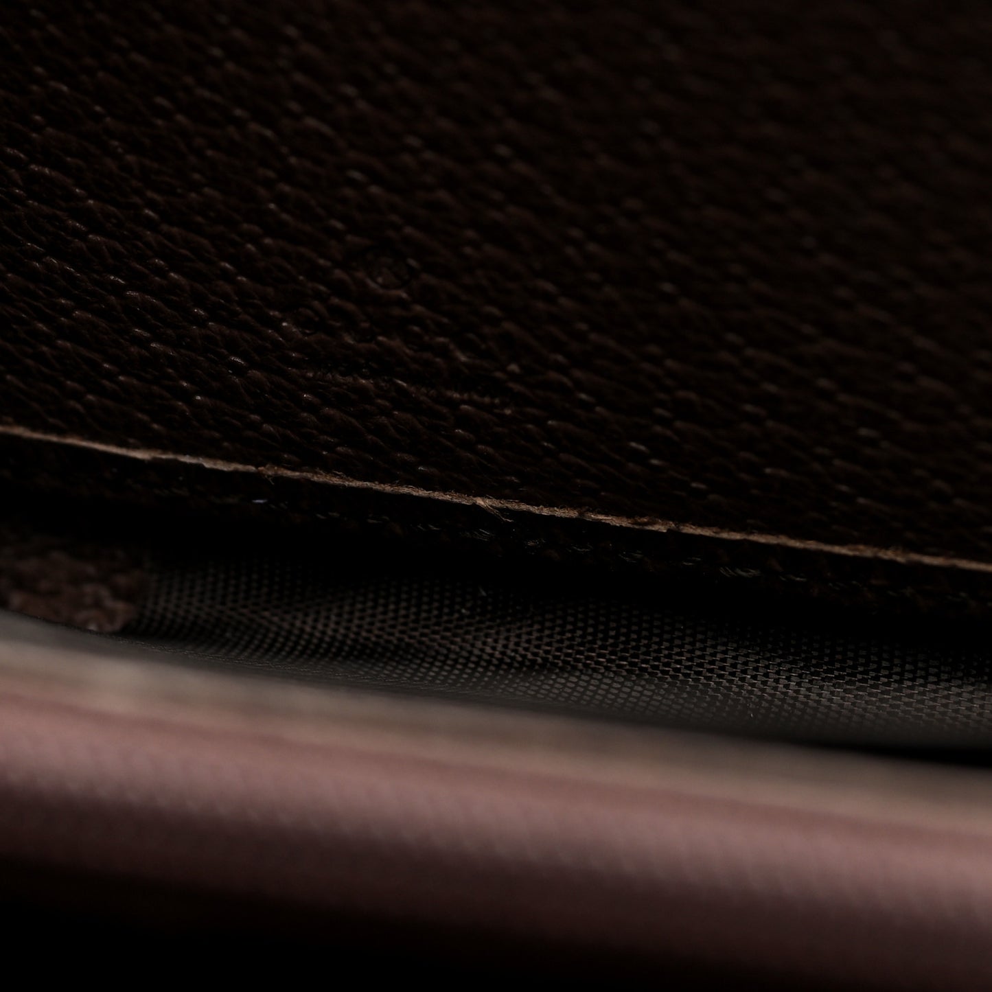GG Supreme Monogram Web Ophidia Zip Around Wallet Brown