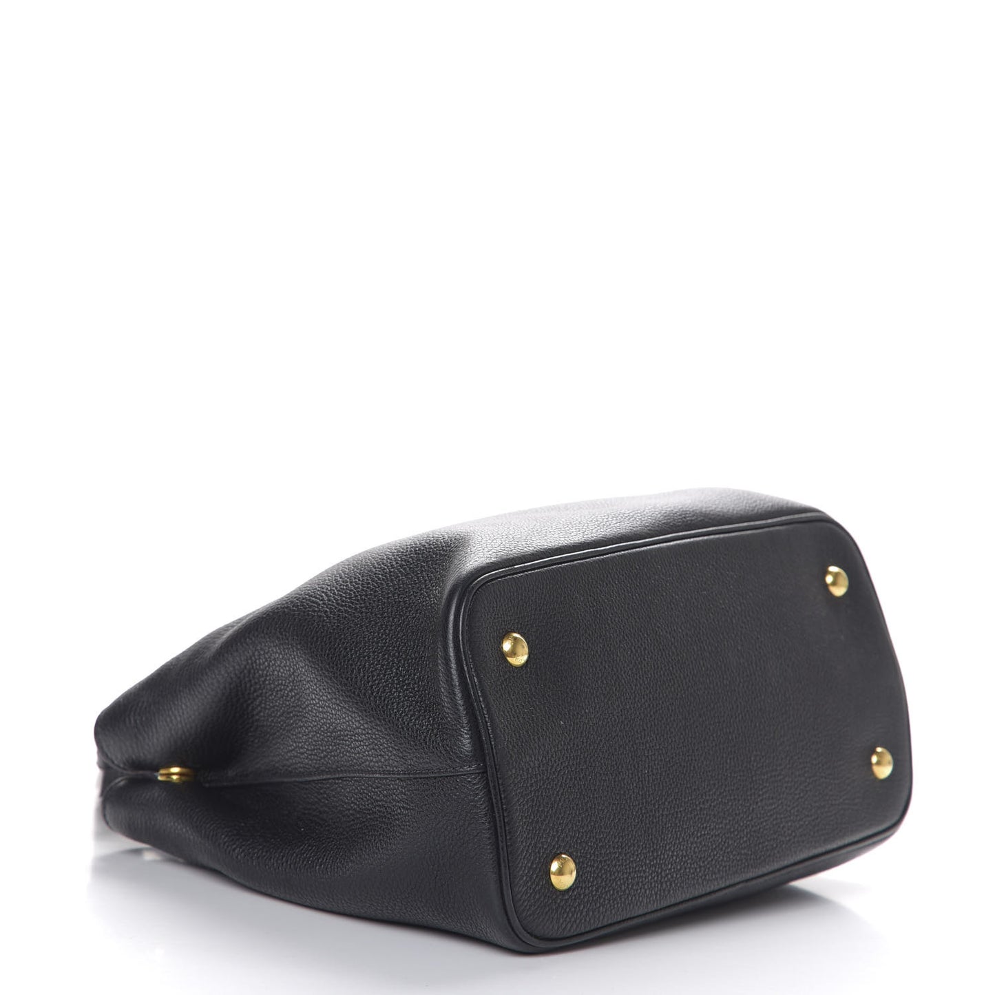 Vitello Daino Tote Black