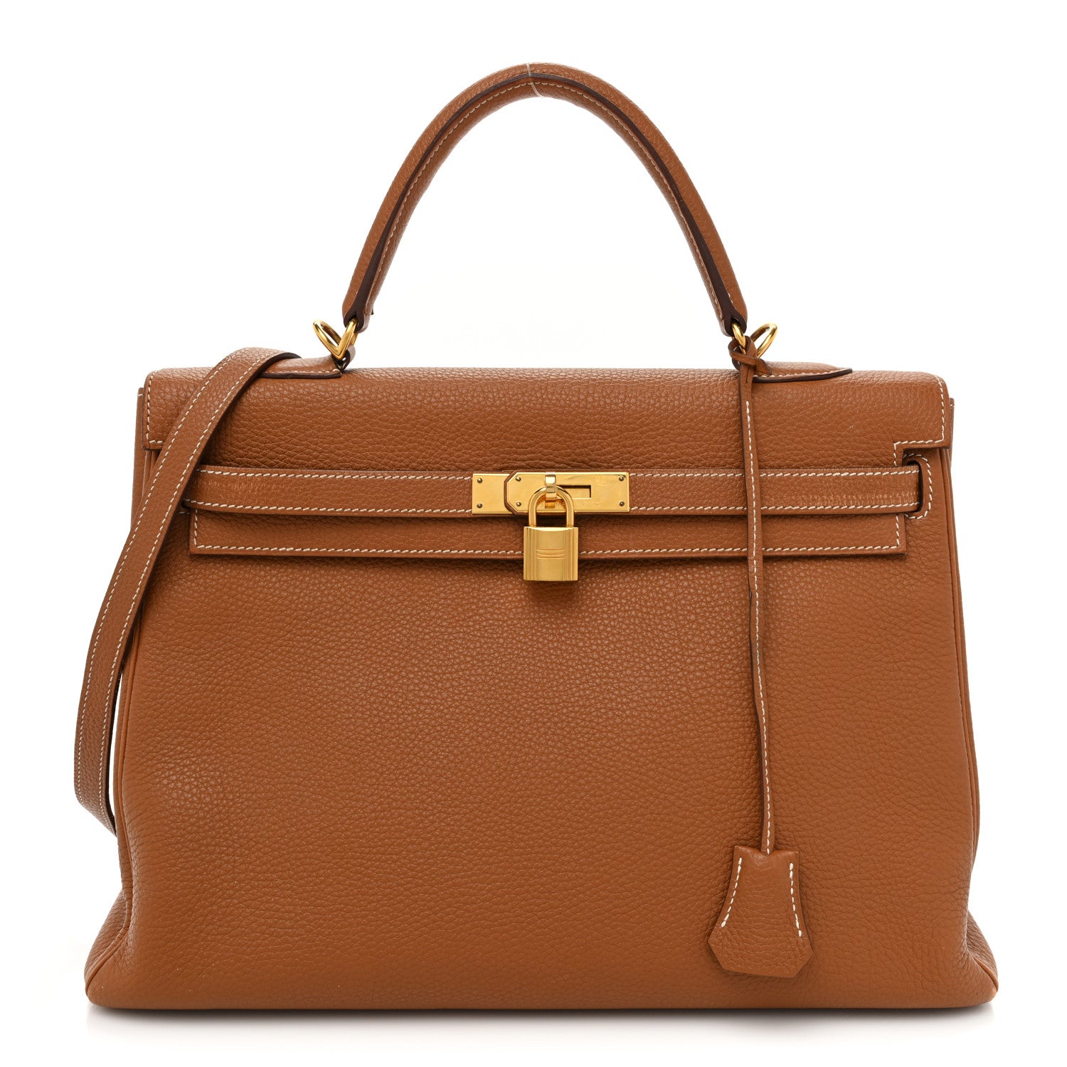 Hermes Togo Kelly Retourne 35 Gold 1 of 21