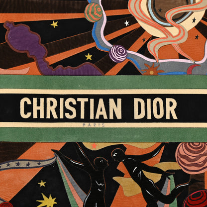 Christian Dior Suede Large L'Air Book Tote Black 8 of 10