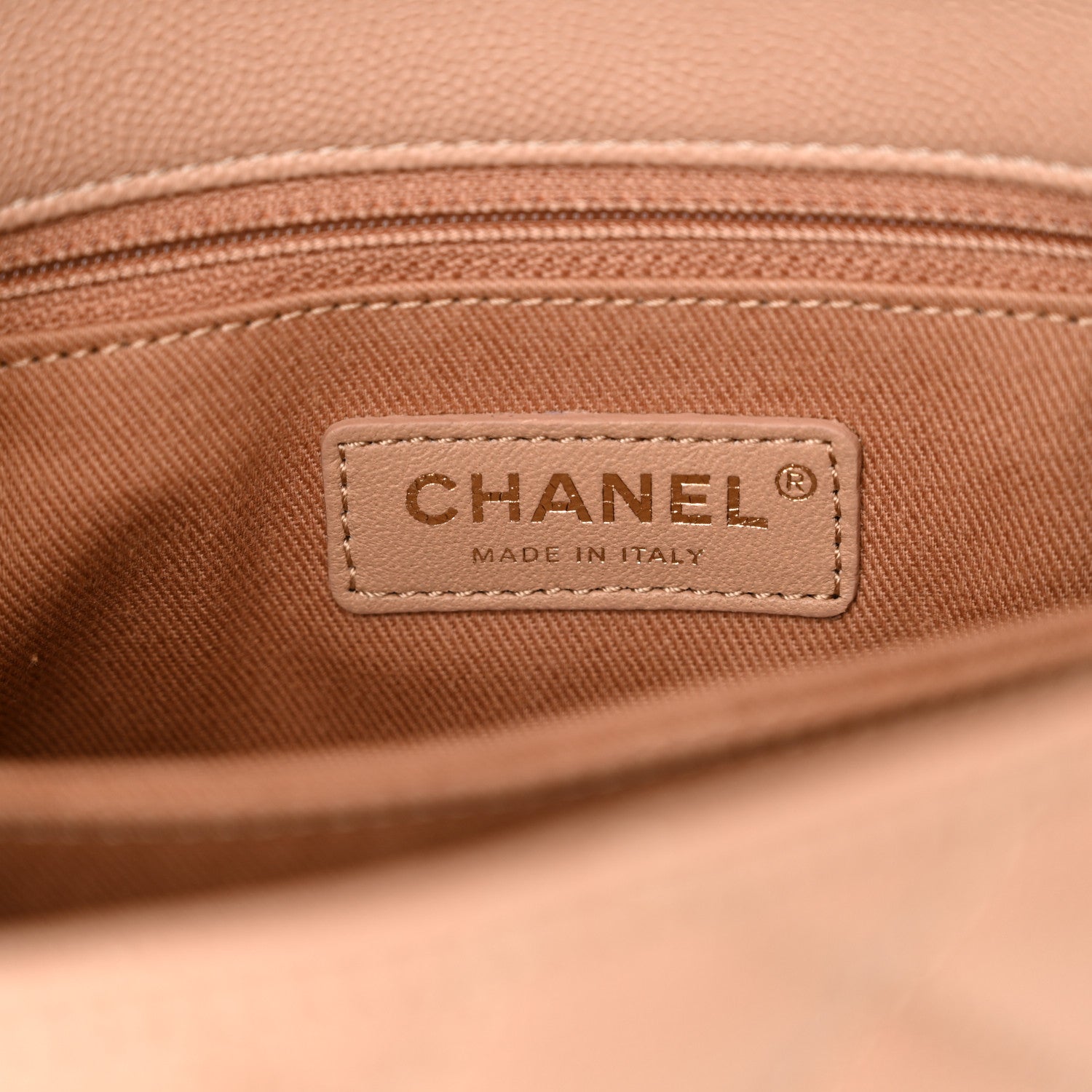 Chanel Caviar Lizard Embossed Quilted Mini Coco Handle Flap Beige 6 of 11
