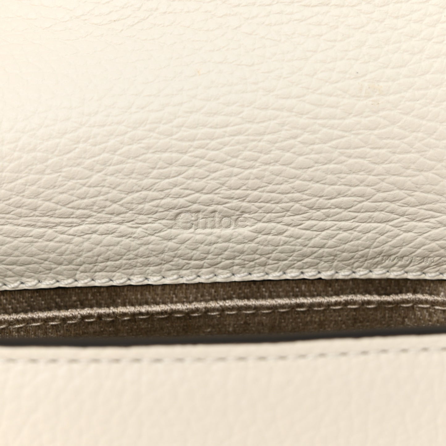 Calfskin Nano Marcie Saddle Bag White