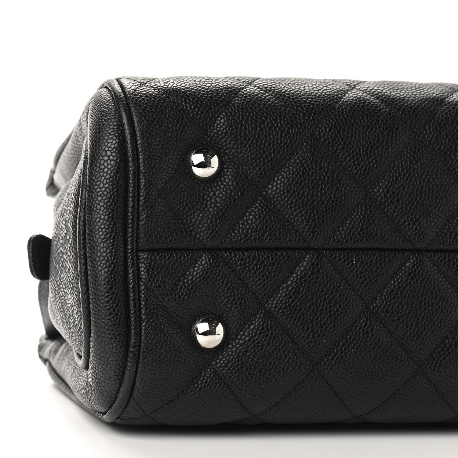 Chanel Caviar Quilted CC Tote Black 8 of 9