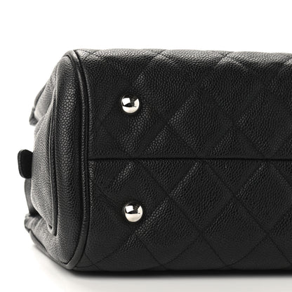 Chanel Caviar Quilted CC Tote Black 8 of 9