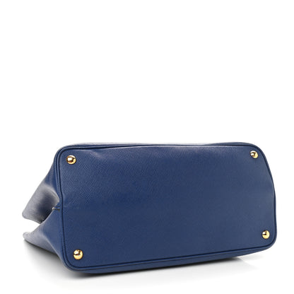 Prada Saffiano Cuir Medium Double Bag Inchiostro 4 of 12