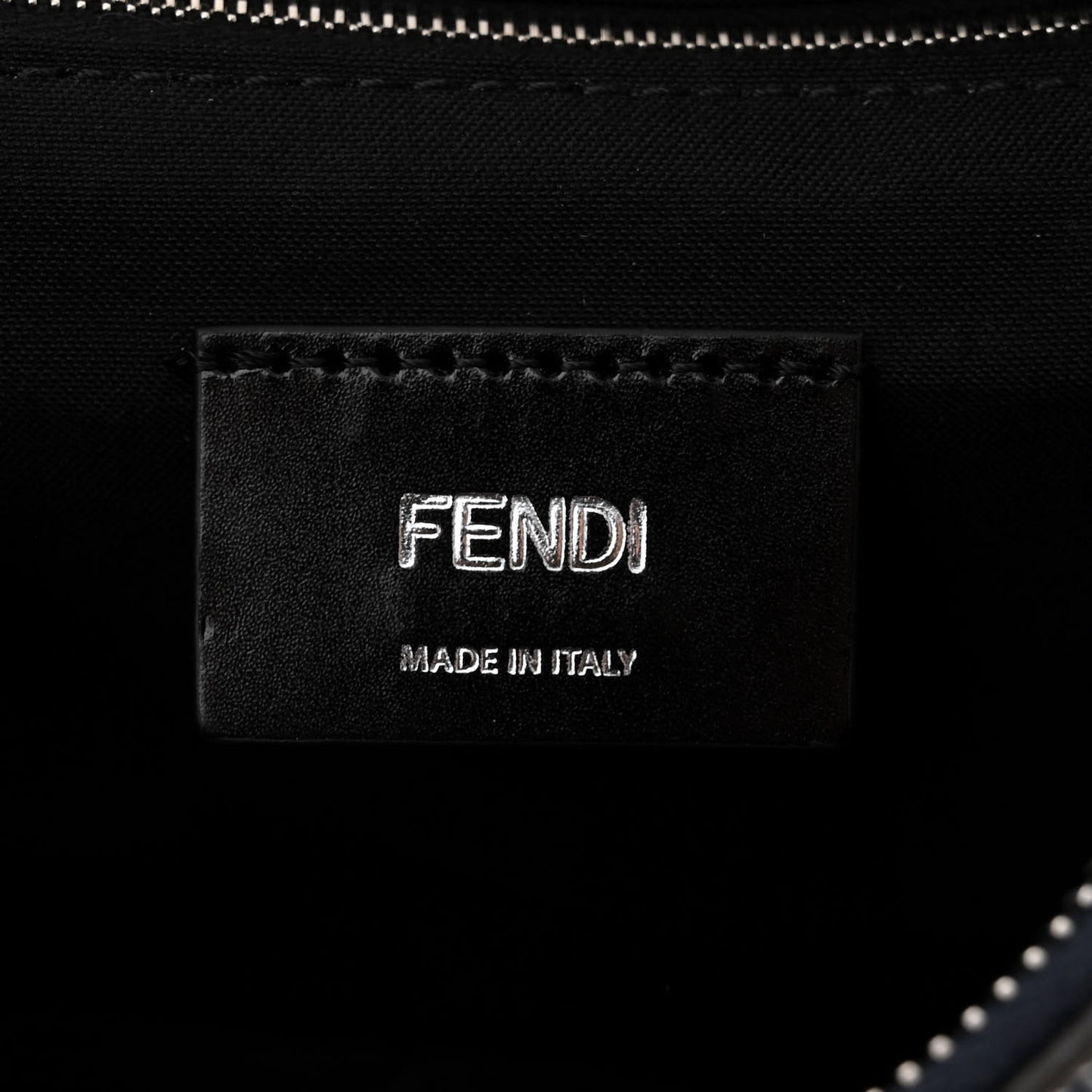 Calfskin Shadow Striped FF Logo Belt Bag Multicolor