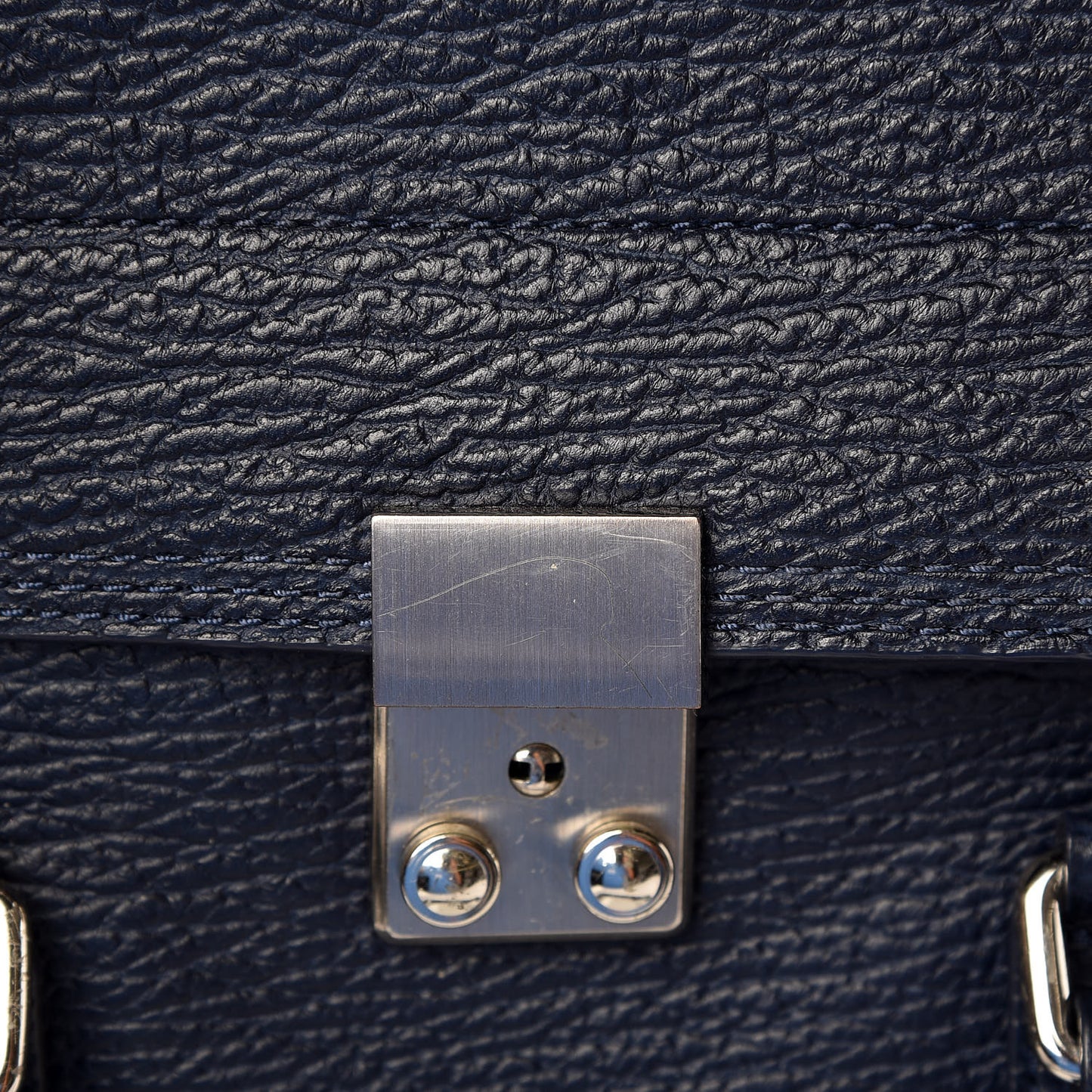 3.1 Textured Calfskin Medium Pashli Satchel Ink