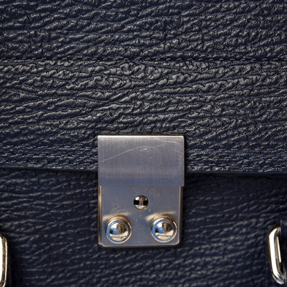 3.1 Phillip Lim 3.1 Textured Calfskin Medium Pashli Satchel Ink 13 of 13