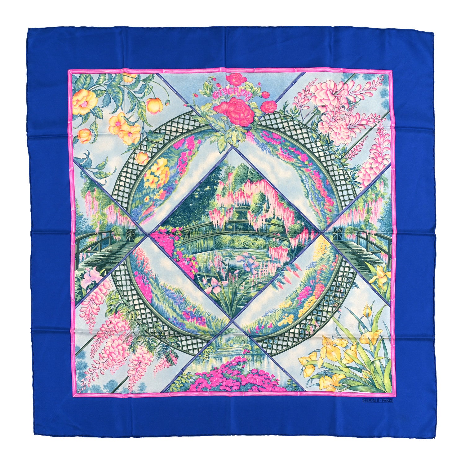 Hermes Silk Giverny Scarf 90 1 of 3