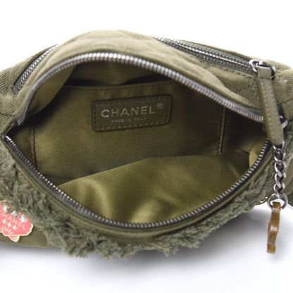 Chanel Canvas Lambskin Quilted Coco Cuba Charms Waist Bag Khaki 5 of 10
